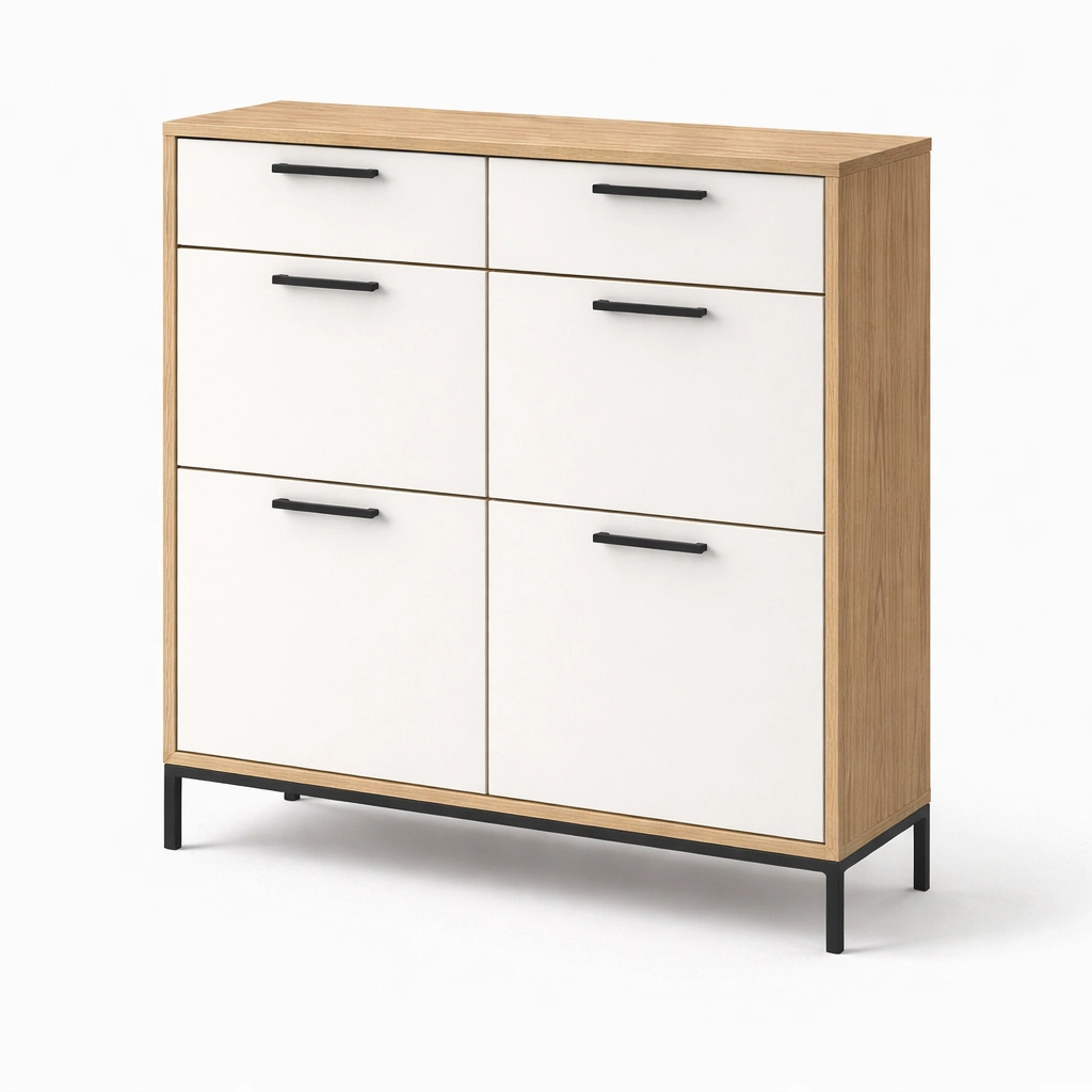 Sideboard Holz Weiss Gross-velnoxio